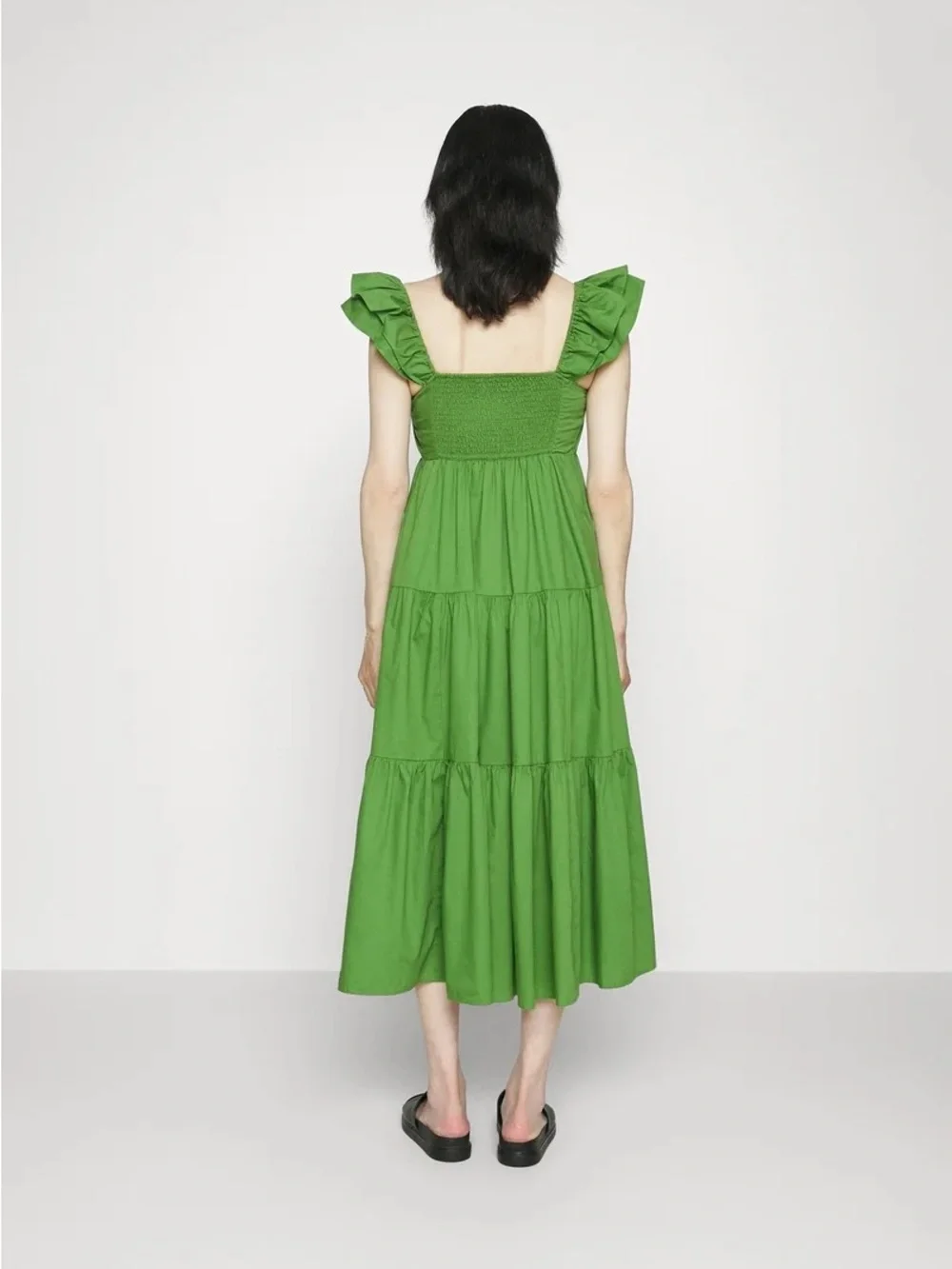 Abercrombie & Fitch Olive Green Maxi Dress